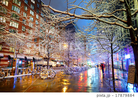 Winter snowfall in New York Winter snowfall in New York 17879884