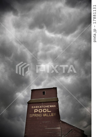 Storm Clouds Saskatchewan Grain Elevator Storm Clouds Saskatchewan Grain Elevator 17881131