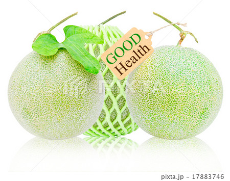 Many Fresh melon and green foam net Many Fresh melon and green foam net 17883746