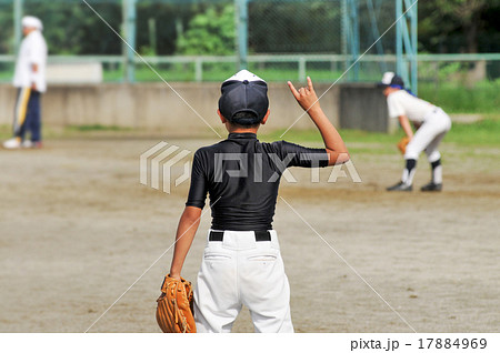 野球少年の写真素材