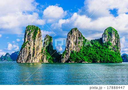 Mountain Islands in Halong Bay 17888447
