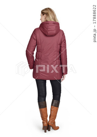 Young woman in short coat 17888622