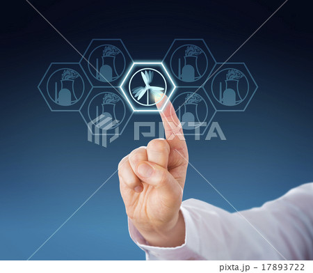 Selecting Wind Power Over Nuclear Energy By Touch 17893722