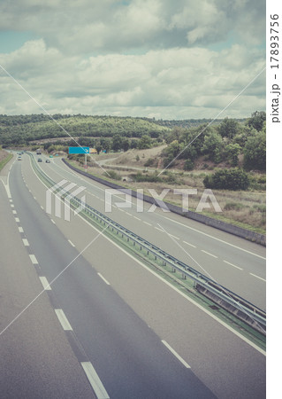 Highway through France at summer time 17893756