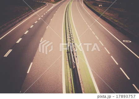 Highway through France at summer time Highway through France at summer time 17893757