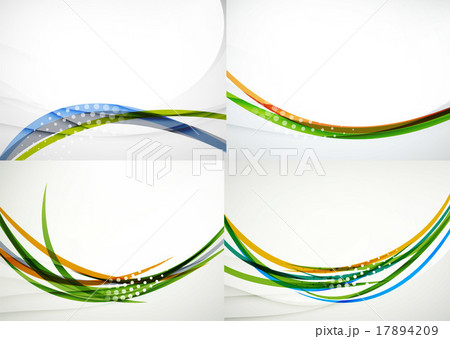 Set of abstract backgrounds. Elegant colorful 17894209