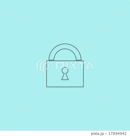 Vector padlock icon Vector padlock icon 17894942