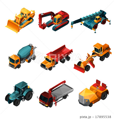 Isometric Construction Machines 17895538
