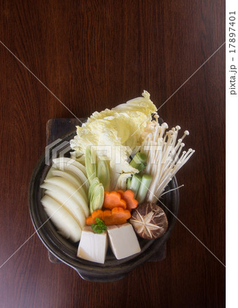 japanese cuisine. hot pot on the background 17897401