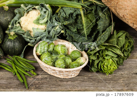 Assortment of green vegetables 17897609