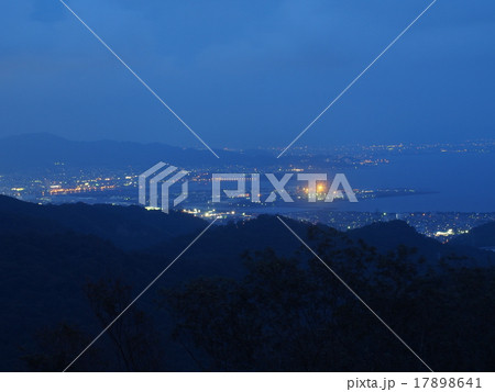 三ヶ根山スカイラインからの夜景 三ヶ根山スカイラインからの夜景 17898641