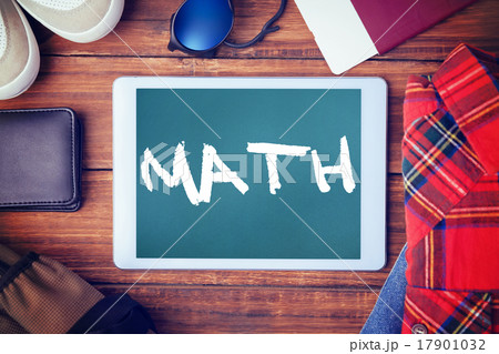 Math against teal, blue 17901032