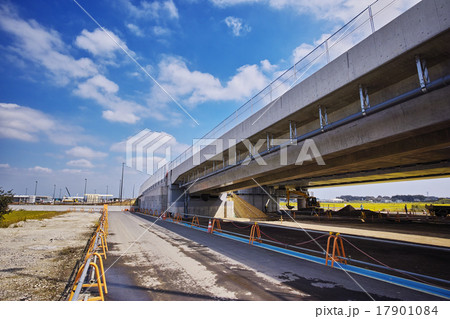 圏央道 菖蒲PA 建設中 開通まで約1カ月 17901084