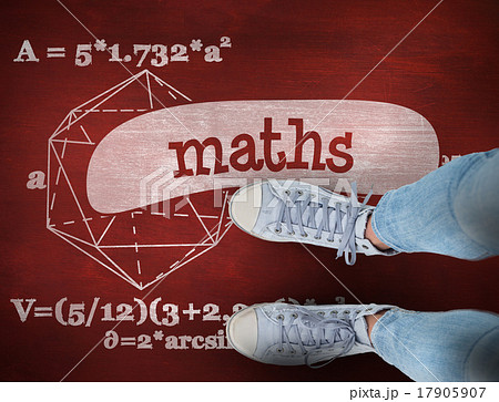 Maths against desk 17905907