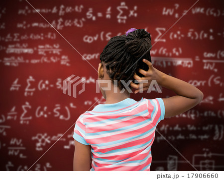 Composite image of pupil thinking 17906660