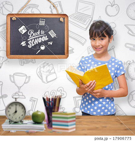 Composite image of happy pupil Composite image of happy pupil 17906775