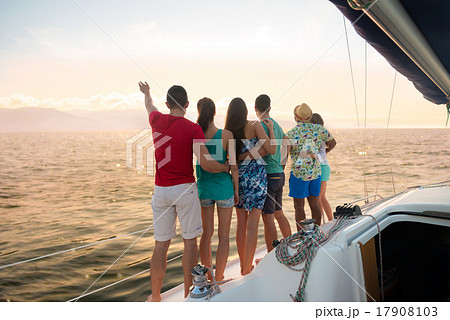 Holiday on a sailing yacht. Holiday on a sailing yacht. 17908103