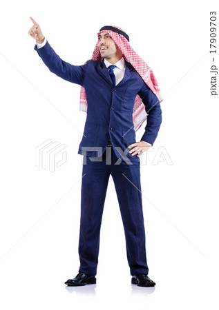 Arab businessman isolated on white Arab businessman isolated on white 17909703