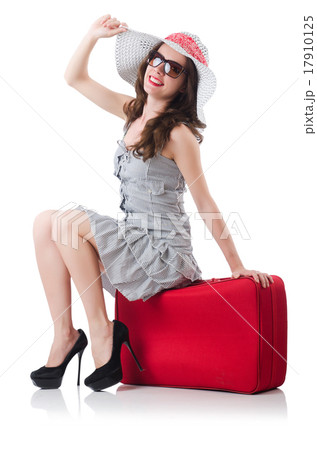 Young woman preparing for vacation 17910125
