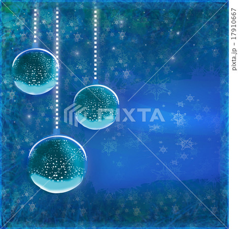 elegant christmas background with baubles 17910667