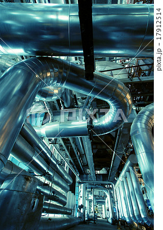 Industrial zone, Steel pipelines and valves 17912514