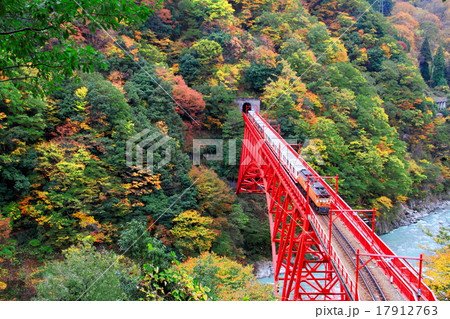 黒部峡谷の紅葉 17912763