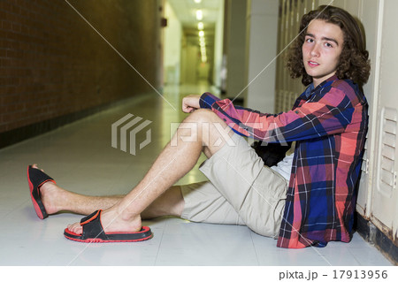 Young teen student at the college 17913956