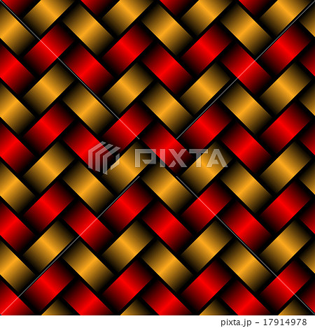 桧垣・網代  A     リボン     銅     赤     背景     黒 17914978