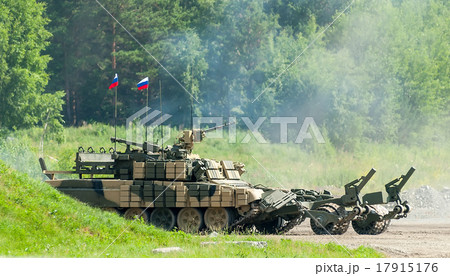 Armored deminer BMR-3M in action. Russia 17915176