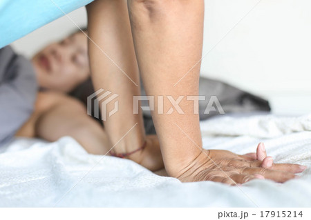Woman receiving a hand massage 17915214