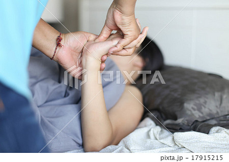 Woman receiving a massage 17915215