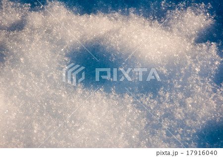 The texture of soft fluffy snow, snow background 17916040