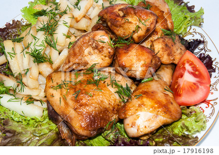 Chicken fried 17916198