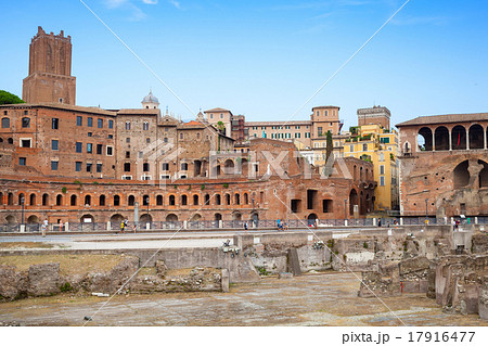 Remains of ancient Imperial forums in Rome, Italy Remains of ancient Imperial forums in Rome, Italy 17916477