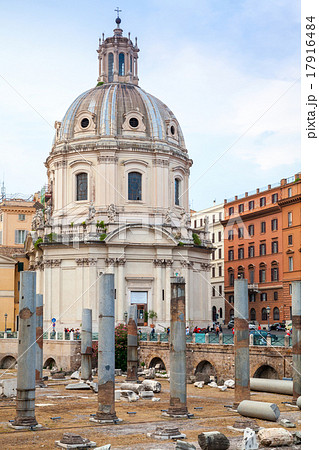Santa Maria Di Loreto church in Rome, Italy 17916484