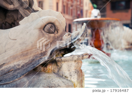 Fountain on Piazza Colonna, Via Del Corso Fountain on Piazza Colonna, Via Del Corso 17916487