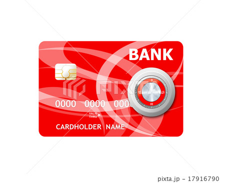 Credit card and lock. Concept of a safe payment 17916790
