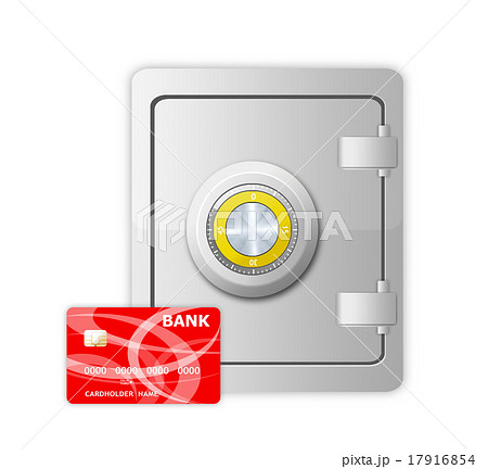 safe with mechanical code lock and credit card 17916854