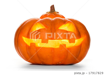 Halloween Pumpkin isolated on white background 17917829
