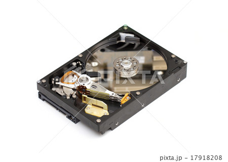 hard disk on the white background 17918208