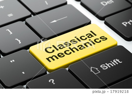 Science concept: Classical Mechanics on computer Science concept: Classical Mechanics on computer 17919218