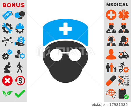 Medic Head Icon 17921326