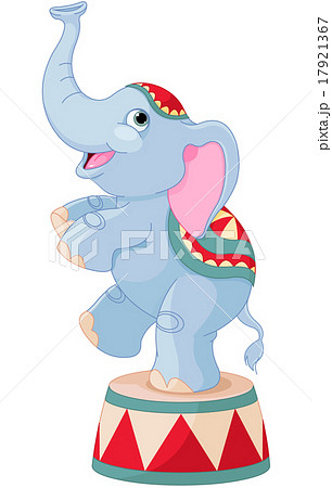 Circus Elephantのイラスト素材 [17921367] - PIXTA