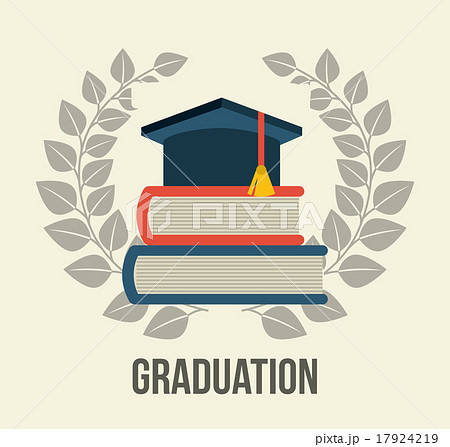 graduation design over white background vector illustration graduation design over white background vector illustration 17924219