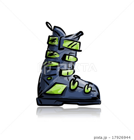 Ski boots, sketch for your design Ski boots, sketch for your design 17926944