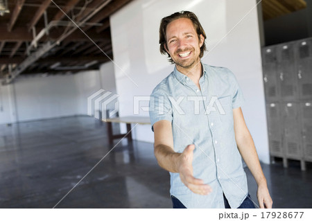 Man in warehouse 17928677