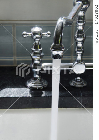 Water running from tap 17928802