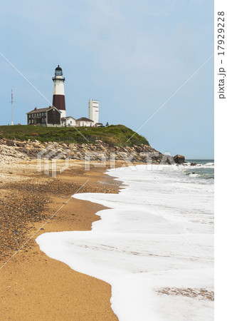 Lighthouse on cliff over sea Lighthouse on cliff over sea 17929228