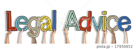 Legal Advice White Background Hands Hold Concept 17930852