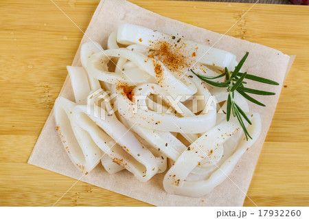 Raw squid rings Raw squid rings 17932260